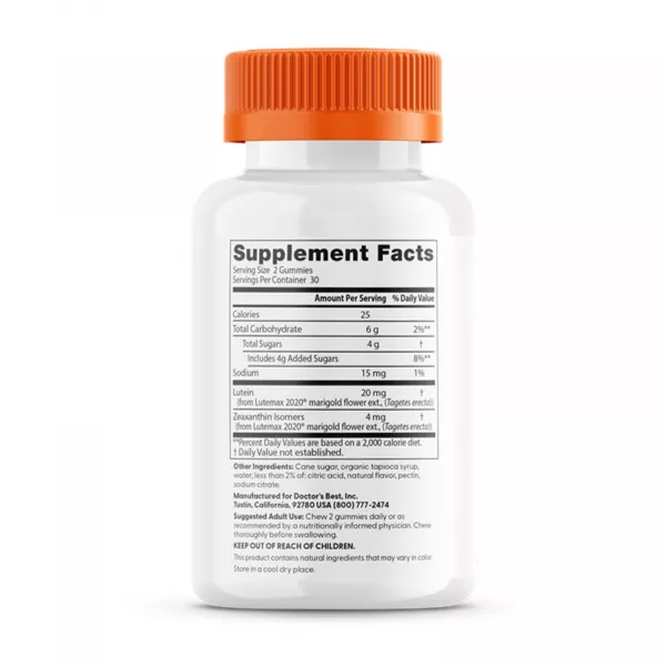 Doctor's Best Lutein and Zeaxanthin Gummies ����������� ������� 