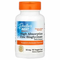 Doctor's Best High Absorption Zinc Bisglycinate ����������� ������� "����������� ����� � ������� ����������", 50 ��