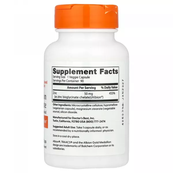 Doctor's Best High Absorption Zinc Bisglycinate ����������� ������� 