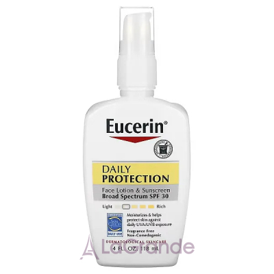 Eucerin Daily Protection Face Lotion & Sunscreen SPF 30       SPF 30