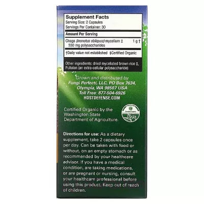 Fungi Perfecti Host Defense Mushrooms Chaga ĳ  