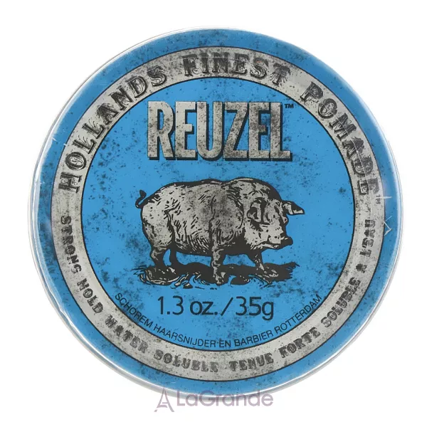 Reuzel Blue Strong Hold Water Soluble High Sheen Pomade ������� ������ ��� ��������� �������, ������ ��������