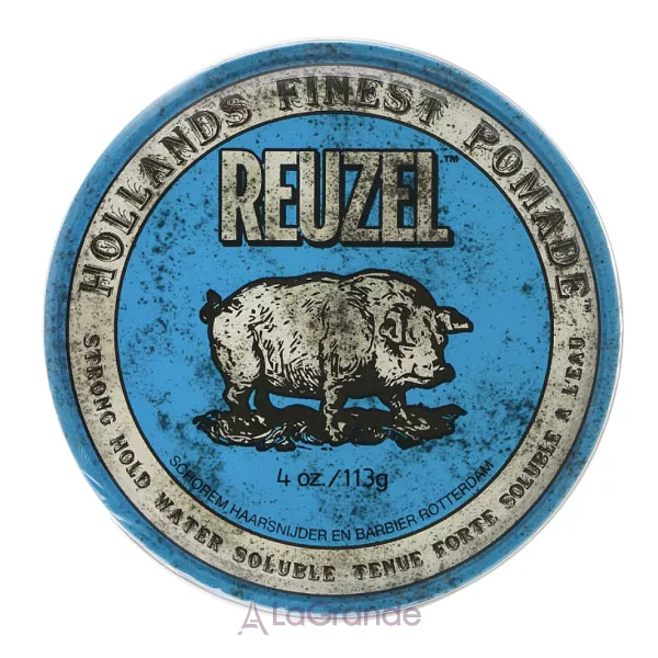 Reuzel Blue Strong Hold Water Soluble High Sheen Pomade ������� ������ ��� ��������� �������, ������ ��������
