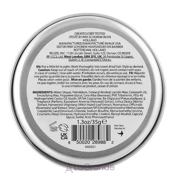 Reuzel Concrete Hold Matte Pomade ������ ��� ��������� ������� � ������ ������� ��������� �� ������� �������