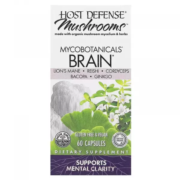 Fungi Perfecti Host Defense Mushrooms MycoBotanicals Brain ������� ��� �����