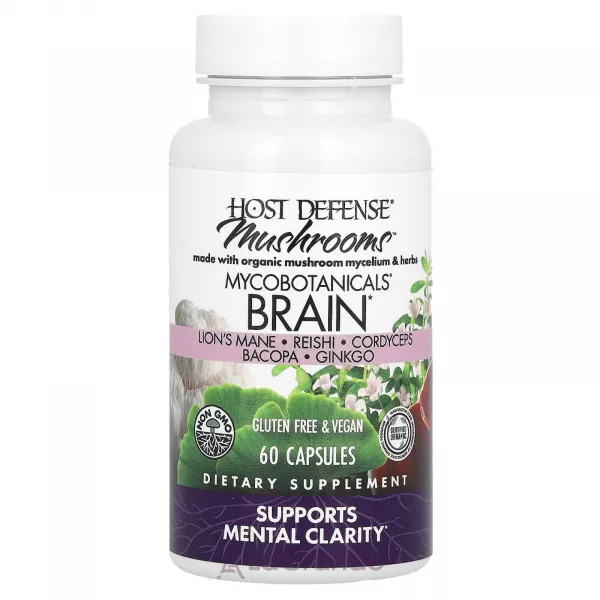 Fungi Perfecti Host Defense Mushrooms MycoBotanicals Brain ������� ��� �����
