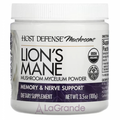 Fungi Perfecti Host Defense Mushrooms Lion's Mane ĳ  