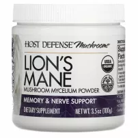 Fungi Perfecti Host Defense Mushrooms Lion's Mane ĳ������ ������� "������ �����������", 1500 ��