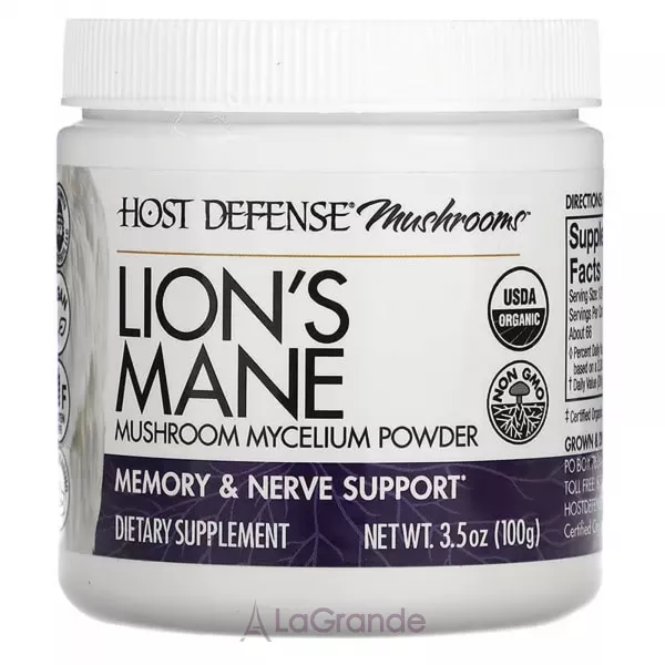 Fungi Perfecti Host Defense Mushrooms Lion's Mane ����������� ������� 