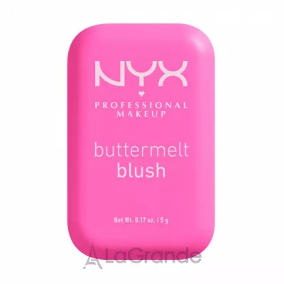 NYX Professional Makeup Buttermelt High-Pigment Powder Blush -   