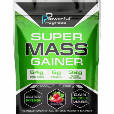 Powerful Progress Super Mass Gainer Strawberry  