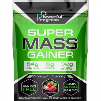 Powerful Progress Super Mass Gainer Strawberry  