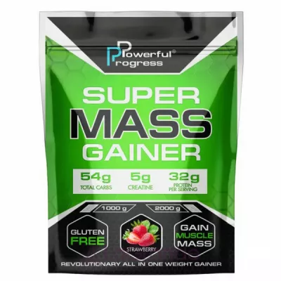 Powerful Progress Super Mass Gainer Strawberry  