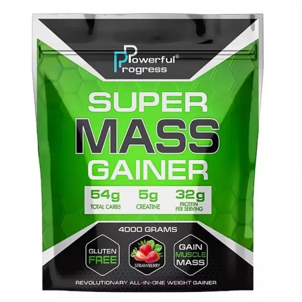 Powerful Progress Super Mass Gainer Strawberry ������ 