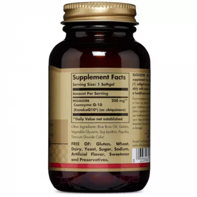 Solgar Megasorb CoQ-10 200mg  Q10   200 