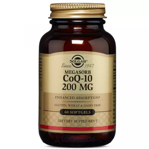 Solgar Megasorb CoQ-10 200mg ������� Q10 �������� ���������� 200 ��