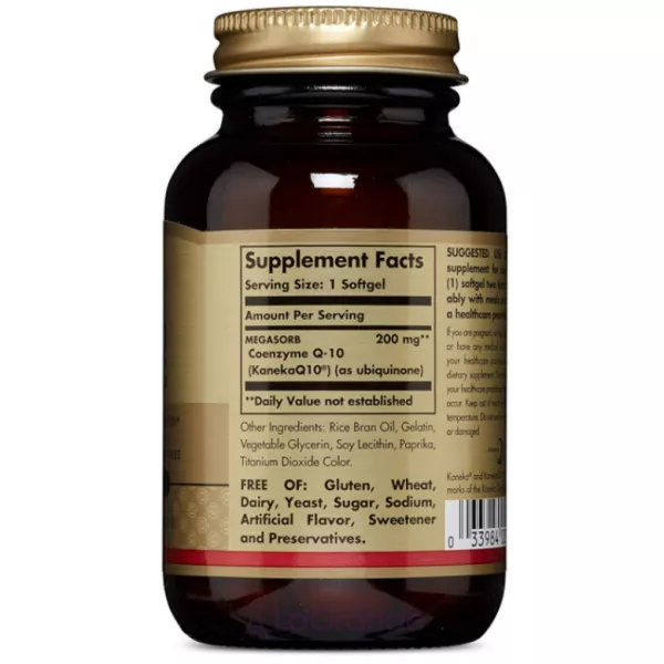 Solgar Megasorb CoQ-10 200mg ������� Q10 �������� ���������� 200 ��