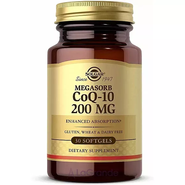 Solgar Megasorb CoQ-10 200mg ������� Q10 �������� ���������� 200 ��