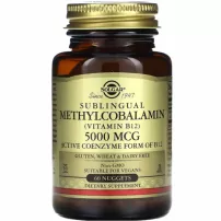 Solgar Sublingual Methylcobalamin (Vitamin B12) 5000mcg ³���� �12 (�������������) 5000 ���