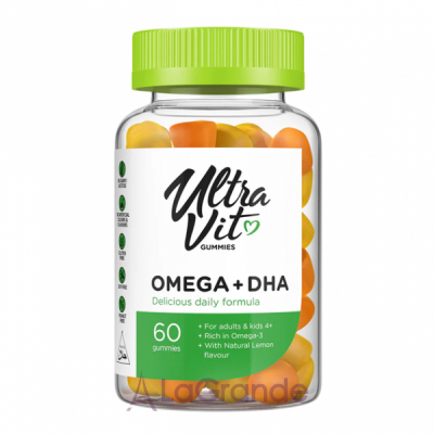 VPLab Omega 3 + DHA 60 gummies ĳ  
