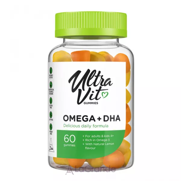 VPLab Omega 3 + DHA 60 gummies ĳ������ ������� 