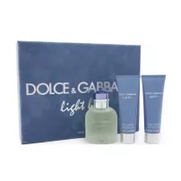 Dolce & Gabbana Light Blue pour Homme ���� (�������� ���� 75 �� + ���� ��� ���� 50 �� + ������� ���� ������ 50 ��)