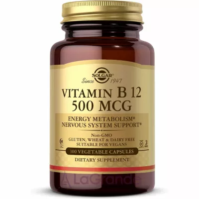 Solgar Vitamin B12 500 mcg   