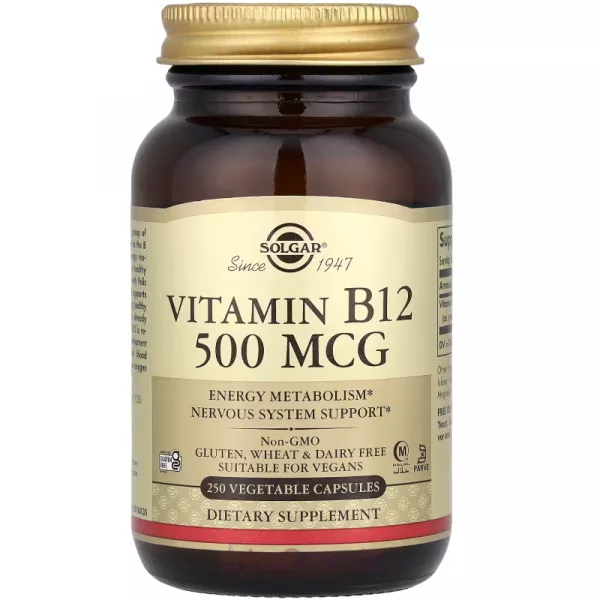 Solgar Vitamin B12 500 mcg ĳ������ ������� 