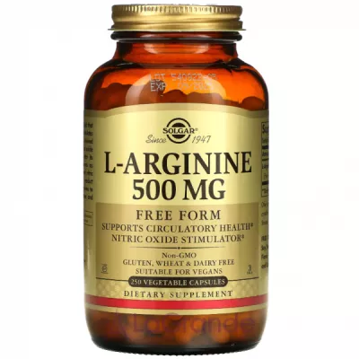 Solgar L-Arginine 500mg L-    500 