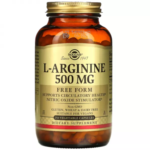 Solgar L-Arginine 500mg L-������ � ������ ���� 500 ��