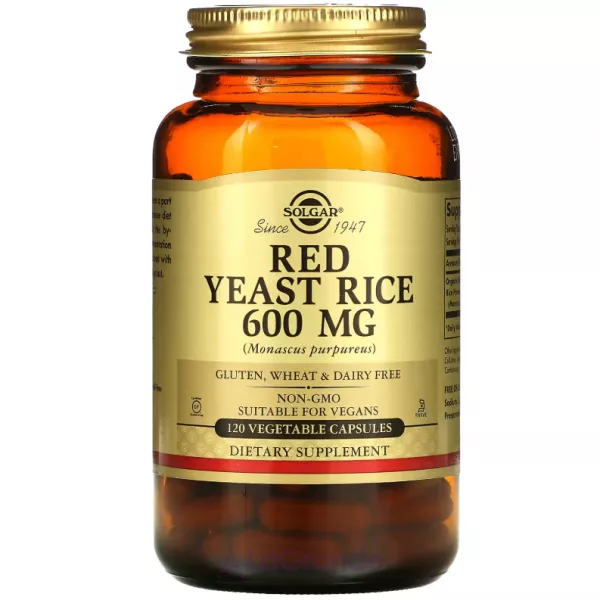 Solgar Red Yeast Rice 600 mg �������� ��������� ��� 600 ��