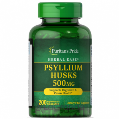 Puritan's Pride Psyllium Husks 500mg  