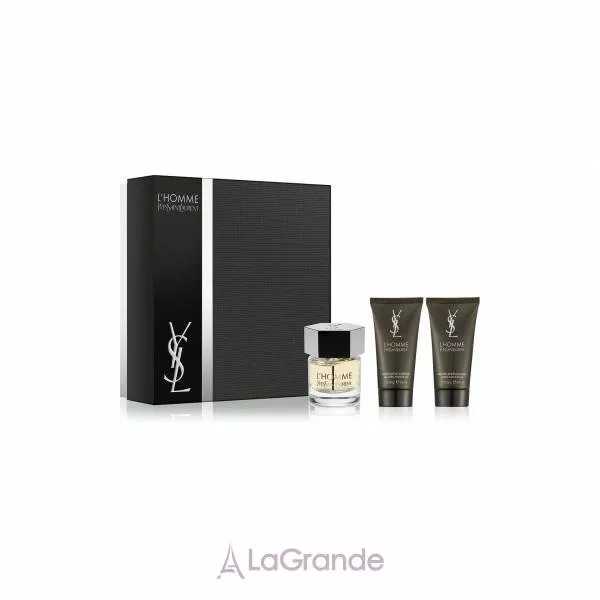 Yves Saint Laurent L`Homme ����� (��������� ���� 100 �� + ������� ����� ������ 50 �� + ���� ��� ���� 50 ��)