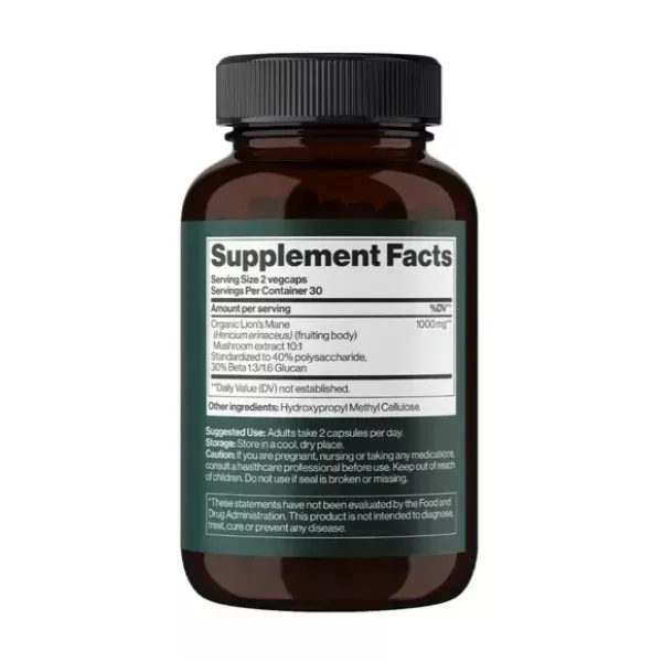 Mind Shi Lion's Mane Mushroom 1000 mg ���������� �������� ����� ���� 1000��