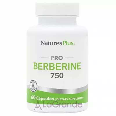 NaturesPlus Berberine 750 mg   