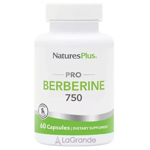 NaturesPlus Berberine 750 mg ������� ������� 