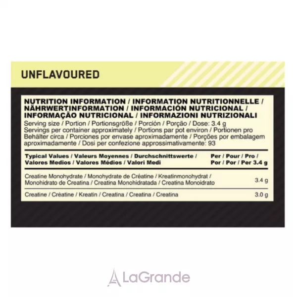 Optimum Nutrition Creatine Powder Unflavoured ������� ��� �������� �������