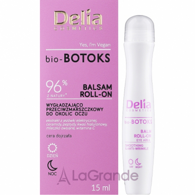 Delia bio-BOTOKS Soothing & Anti-Wrinkle Roll-On Balm Eye Area       