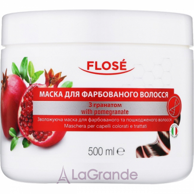 Flose Colored Hair Mask With Pomegranate        
