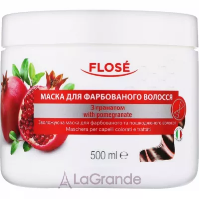Flose Colored Hair Mask With Pomegranate        