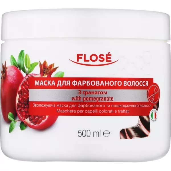 Flose Colored Hair Mask With Pomegranate ����� ��� ���������� � ������������ ����� � ��������
