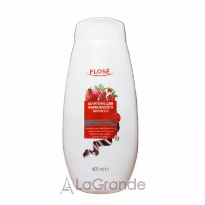 Flose Colored Hair Shampoo With Pomegranate        