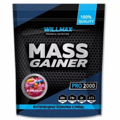 Willmax Mass Gainer Bubblegum        -