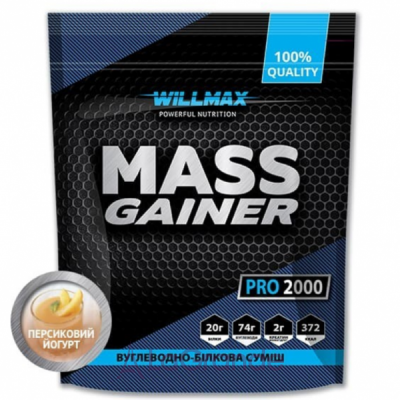 Willmax Mass Gainer Peach yogurt          