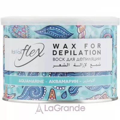 ItalWax Flex Wax For Depilation Aquamarine       