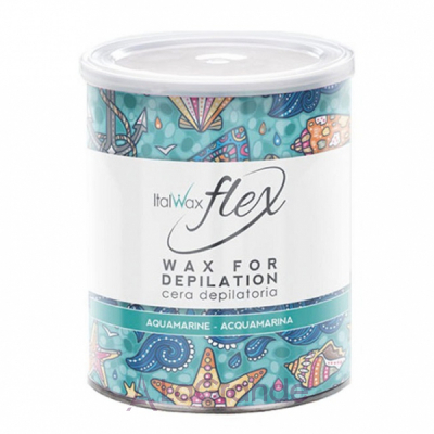 ItalWax Flex Wax For Depilation Aquamarine       