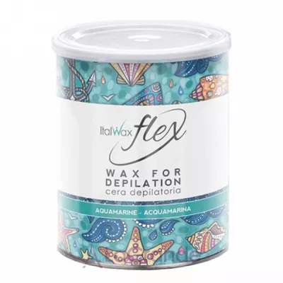 ItalWax Flex Wax For Depilation Aquamarine       