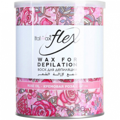 ItalWax Flex Wax For Depilation Rose Oil       