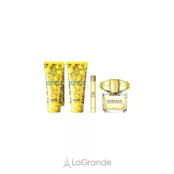 Versace Yellow Diamond ����� (��������� ���� 90 �� + ��������� ���� 10 �� + ������ ��� ���� 100 �� + ���� ��� ���� 100 ��)