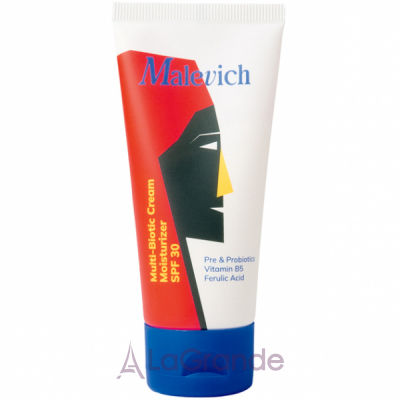 Malevich Multi-Biotic Cream Moisturizer SPF 30      SPF 30
